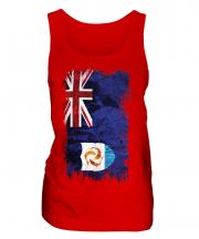 Anguilla Grunge Flag Ladies Vest