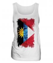 Antigua And Barbuda Grunge Flag Ladies Vest