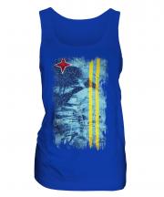 Aruba Grunge Flag Ladies Vest