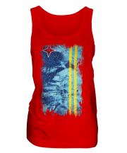 Aruba Grunge Flag Ladies Vest