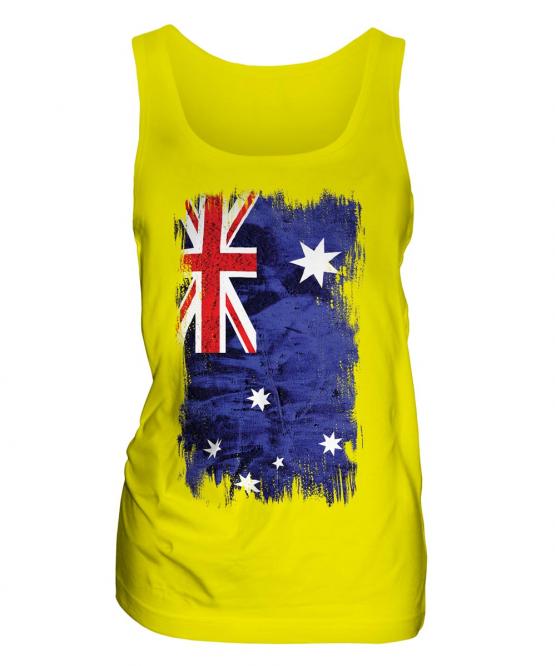 Australia Grunge Flag Ladies Vest