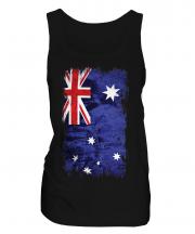 Australia Grunge Flag Ladies Vest