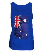 Australia Grunge Flag Ladies Vest