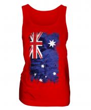 Australia Grunge Flag Ladies Vest