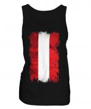 Austria Grunge Flag Ladies Vest