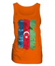 Azerbaijan Grunge Flag Ladies Vest