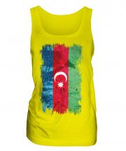 Azerbaijan Grunge Flag Ladies Vest