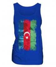 Azerbaijan Grunge Flag Ladies Vest