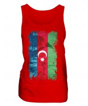 Azerbaijan Grunge Flag Ladies Vest