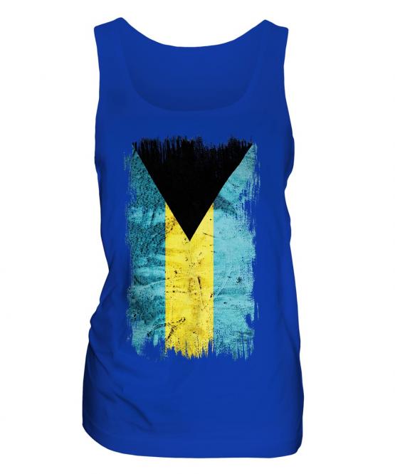 Bahamas Grunge Flag Ladies Vest