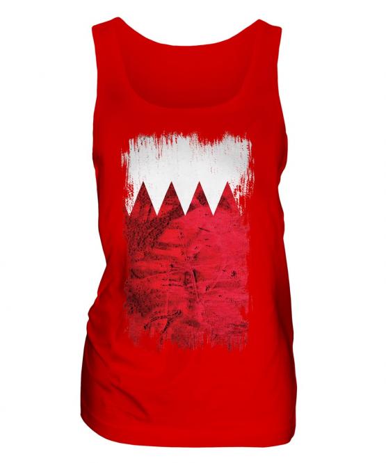 Bahrain Grunge Flag Ladies Vest