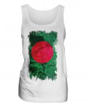 Bangladesh Grunge Flag Ladies Vest