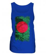 Bangladesh Grunge Flag Ladies Vest