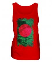 Bangladesh Grunge Flag Ladies Vest