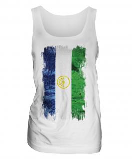 Bashkortostan Grunge Flag Ladies Vest