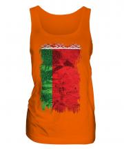 Belarus Grunge Flag Ladies Vest