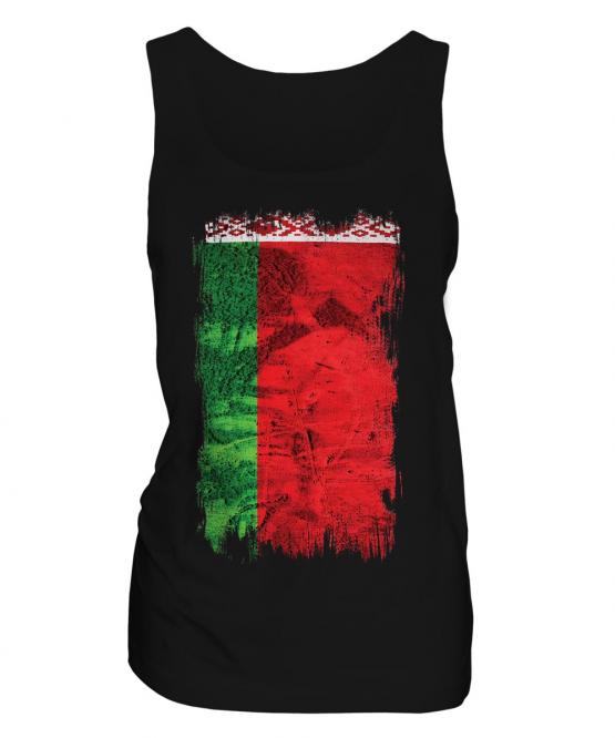 Belarus Grunge Flag Ladies Vest