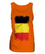 Belgium Grunge Flag Ladies Vest