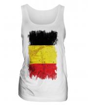 Belgium Grunge Flag Ladies Vest