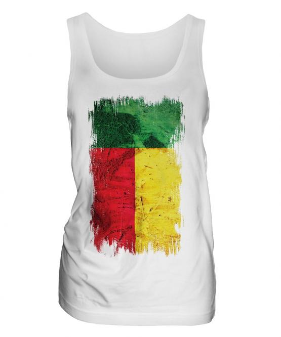 Benin Grunge Flag Ladies Vest
