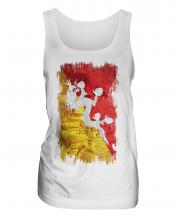 Bhutan Grunge Flag Ladies Vest