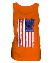 Bikini Atoll Grunge Flag Ladies Vest