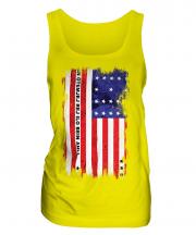 Bikini Atoll Grunge Flag Ladies Vest