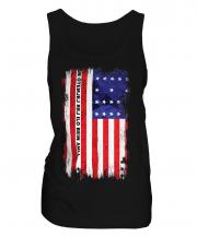 Bikini Atoll Grunge Flag Ladies Vest