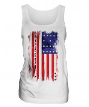 Bikini Atoll Grunge Flag Ladies Vest