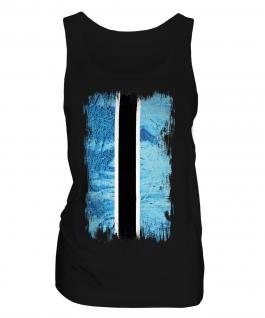 Botswana Grunge Flag Ladies Vest