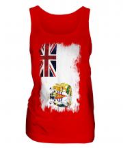 British Antartic Territory Grunge Flag Ladies Vest