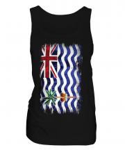 British Indian Ocean Territory Grunge Flag Ladies Vest