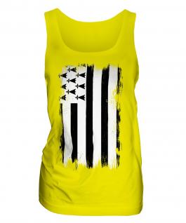 Brittany Grunge Flag Ladies Vest