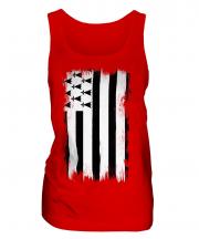 Brittany Grunge Flag Ladies Vest