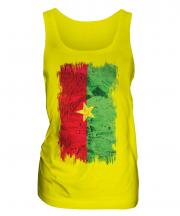 Burkina Faso Grunge Flag Ladies Vest