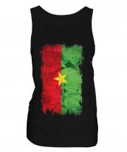 Burkina Faso Grunge Flag Ladies Vest