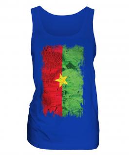 Burkina Faso Grunge Flag Ladies Vest