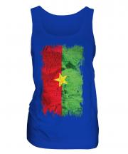 Burkina Faso Grunge Flag Ladies Vest
