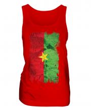 Burkina Faso Grunge Flag Ladies Vest