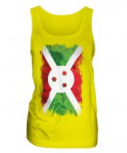 Burundi Grunge Flag Ladies Vest