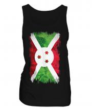 Burundi Grunge Flag Ladies Vest