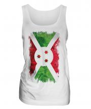 Burundi Grunge Flag Ladies Vest