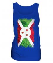 Burundi Grunge Flag Ladies Vest