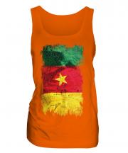 Cameroon Grunge Flag Ladies Vest