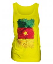 Cameroon Grunge Flag Ladies Vest