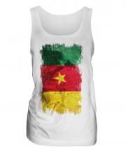 Cameroon Grunge Flag Ladies Vest