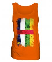 Central African Republic Grunge Flag Ladies Vest