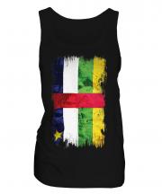 Central African Republic Grunge Flag Ladies Vest