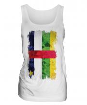 Central African Republic Grunge Flag Ladies Vest