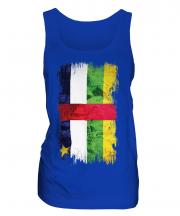 Central African Republic Grunge Flag Ladies Vest